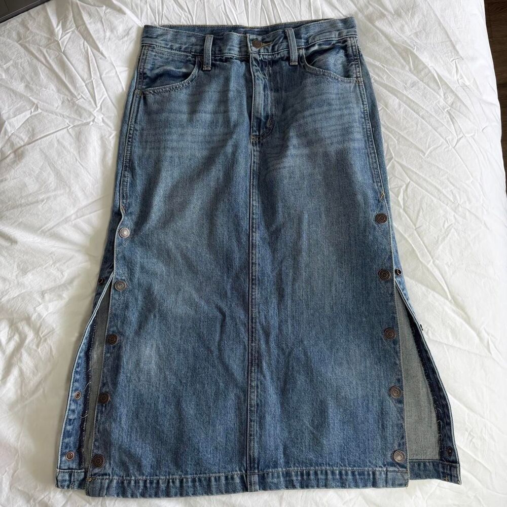 Lucky-brand Women's Blue Skirt